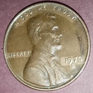 1970 Lincoln Penny - Brown Collector Coin